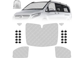 Thermorolgordijn Set 5-delig voor Mercedes Vito W447 (2014-2022) - 33% Korting