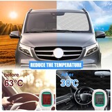 Wohnmobil Windscherm Zonnescherm Vervanging voor Mercedes-Benz VITO III W447 2014-2022, Zonnescherm voor voorruit, Intern Thermorolgordijn Set met Opbergtas (5PCS-voor W447)
