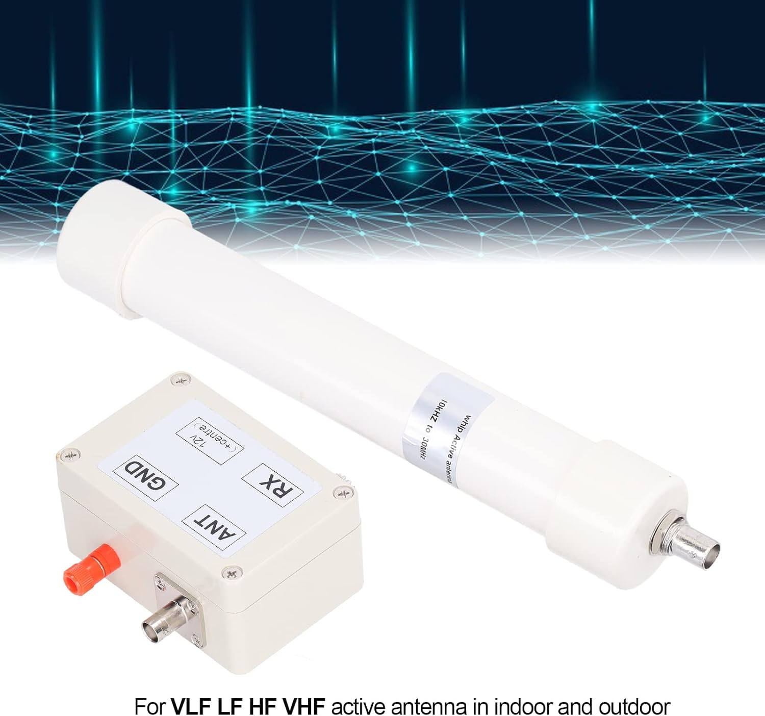 Actieve Ontvangstantenne Kit 10kHz-30MHz met SMA Connector voor VLF, LF, HF, VHF
