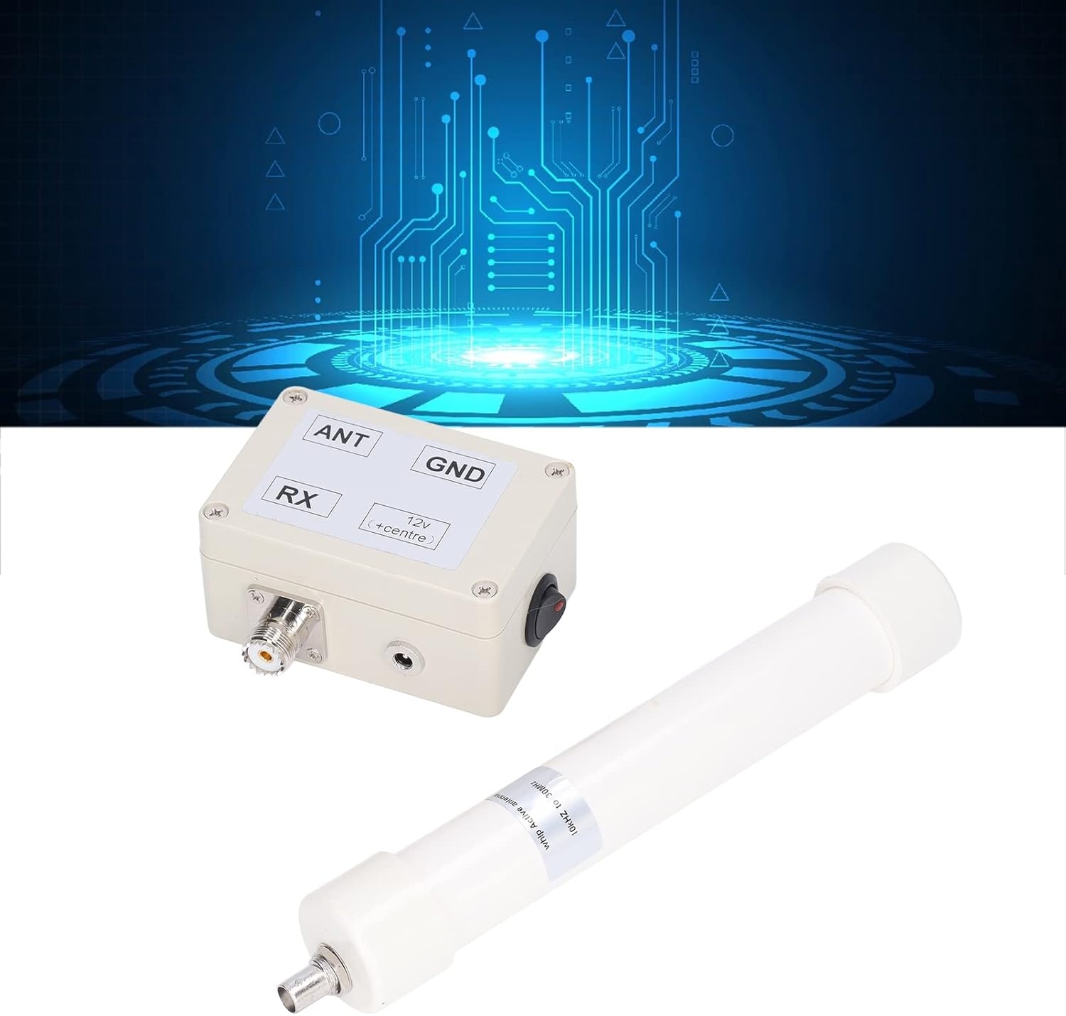 Actieve Ontvangstantenne Kit 10kHz-30MHz met SMA Connector voor VLF, LF, HF, VHF