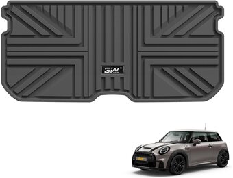 3W Kofferbakbeschermer geschikt voor 2015-2026 Mini Hatch F56/Mini Cooper F66 3 deuren, All Weather Hondvriendelijk TPE Kofferbak Mars Custom Fit Mini Cooper & Hatch 3 deuren, Waterdicht Gemakkelijk