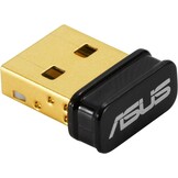 ASUS USB-BT540 USB-dongle adapter Bluetooth 5.4, ondersteunt tot 7 apparaten, ultra-compact ontwerp, compatibel met Windows 8.1, 10 en 11 en Bluetooth 2.1, 3 en 4, zwart