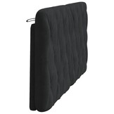 vidaXL Hoofdbordkussen 160 cm fluweel zwart
