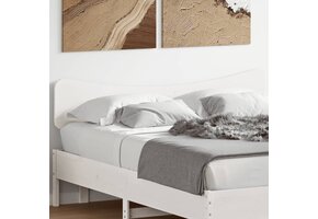 Hoofdbord Grenenhout Wit 160cm | 53% Korting