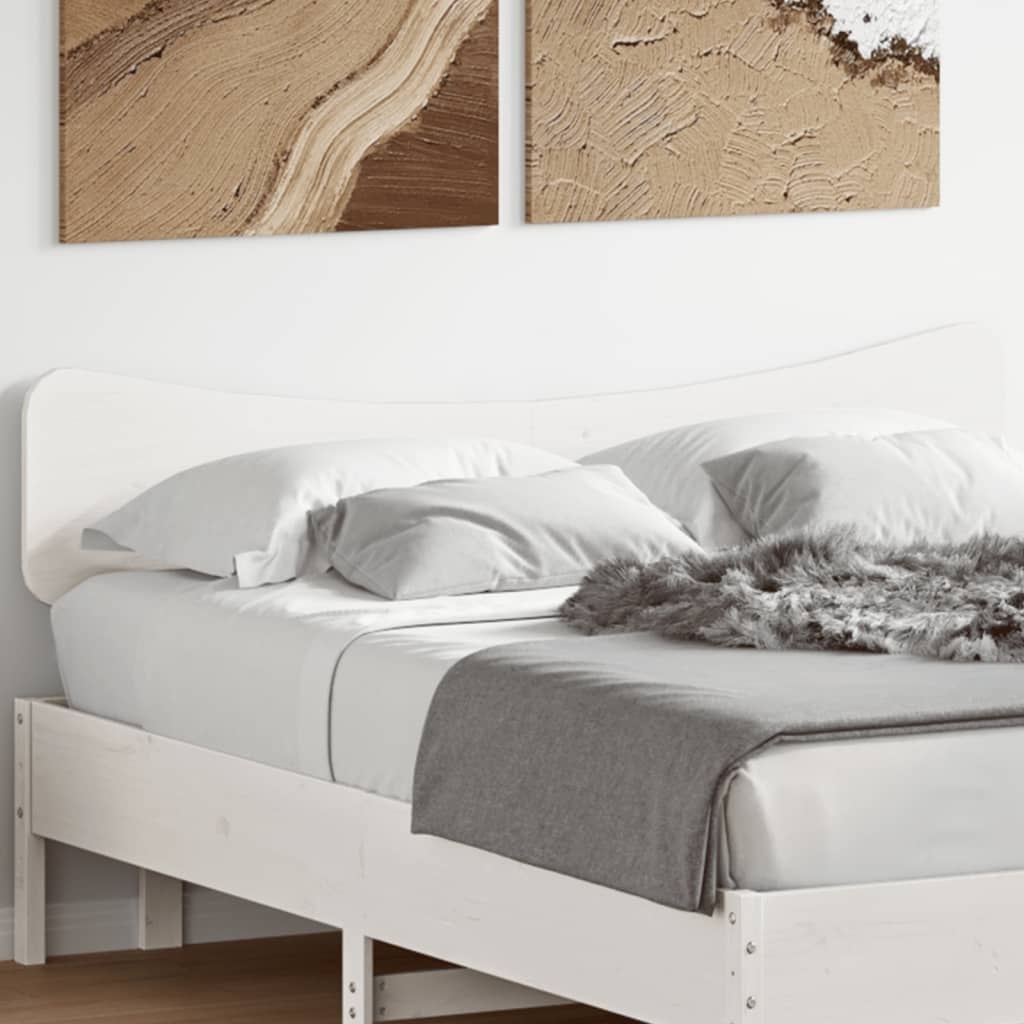 Hoofdbord Grenenhout Wit 160cm | 53% Korting