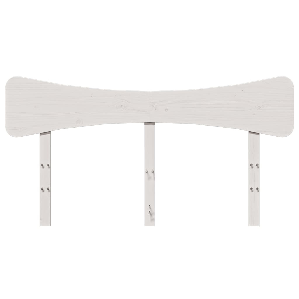 Hoofdbord Grenenhout Wit 160cm | 53% Korting