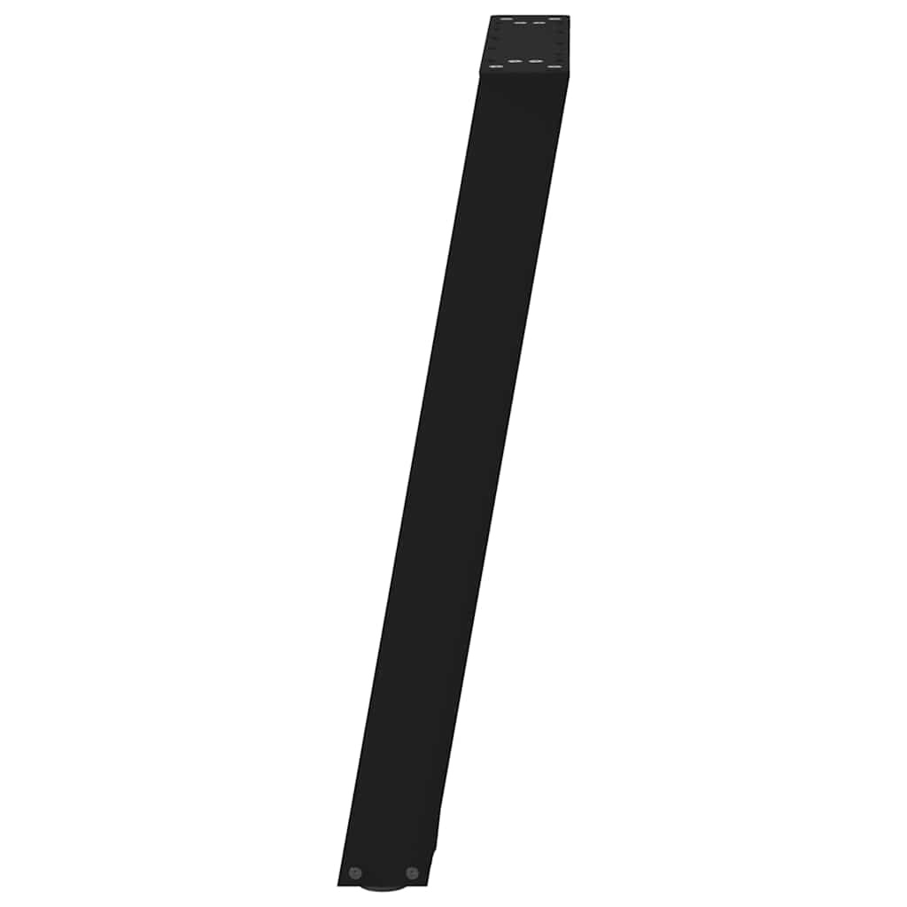 vidaXL Eettafelpoten 2 st U-vormig 60x(72-73) cm staal zwart