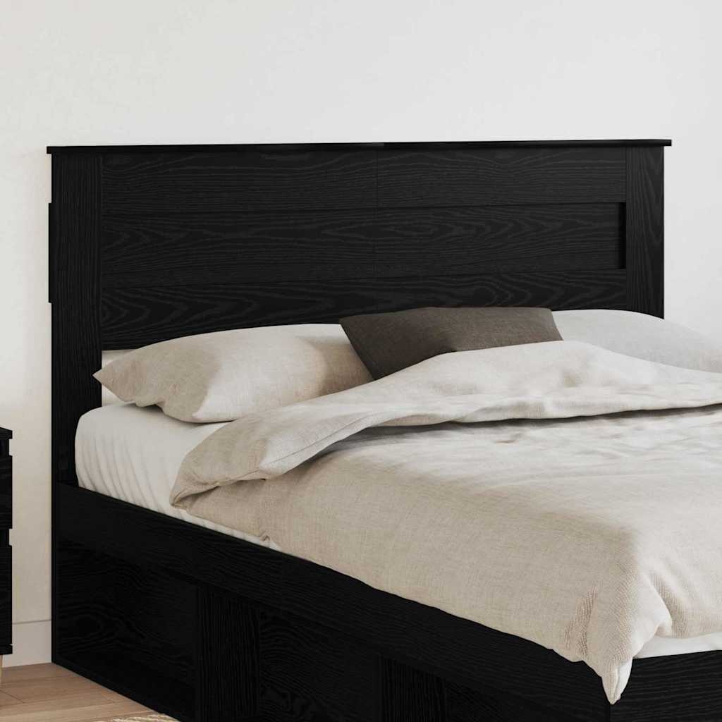 Hoofdbord Zwart Eiken 140cm - Retouren met 61% Korting