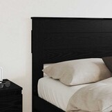 Hoofdbord Zwart Eiken 140cm - Retouren met 61% Korting