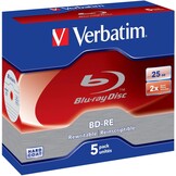 Verbatim BD-R Blu-ray disc 25GB, 2x, krasbestendig, 5 stuks in jewel case
