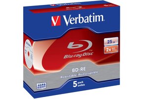 BD-R Blu-ray Schijven 25GB 2x Krasbestendig (5 Stuks)