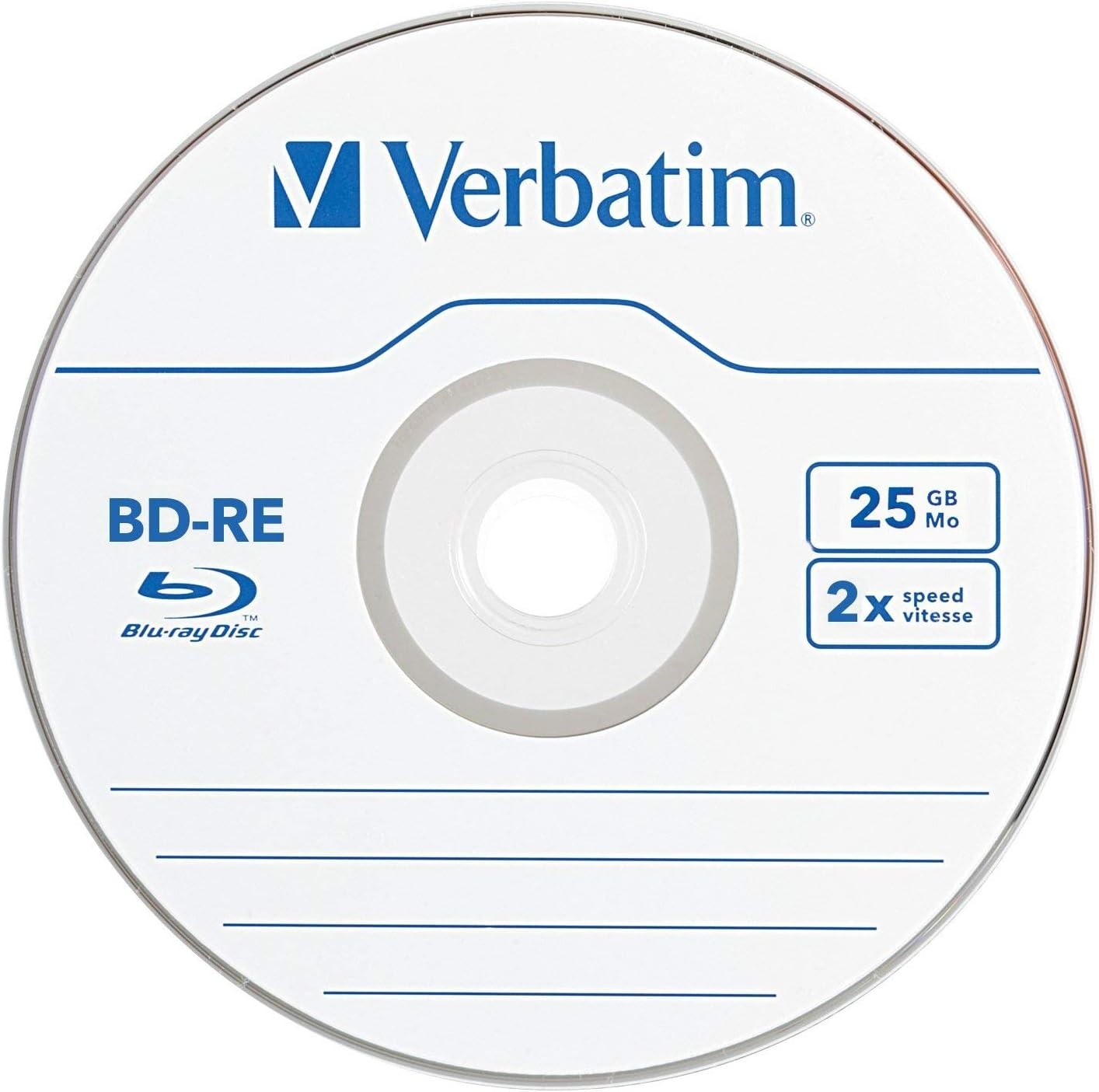 Verbatim BD-R Blu-ray disc 25GB, 2x, krasbestendig, 5 stuks in jewel case