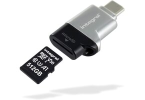 USB-C MicroSD Kaartlezer | Snelle 5 Gb/s Overdracht | Mac & Android