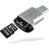 Integral MicroSD USB 3.0/USB-C OTG Kaartlezer Adapter - Snel en Plug & Play