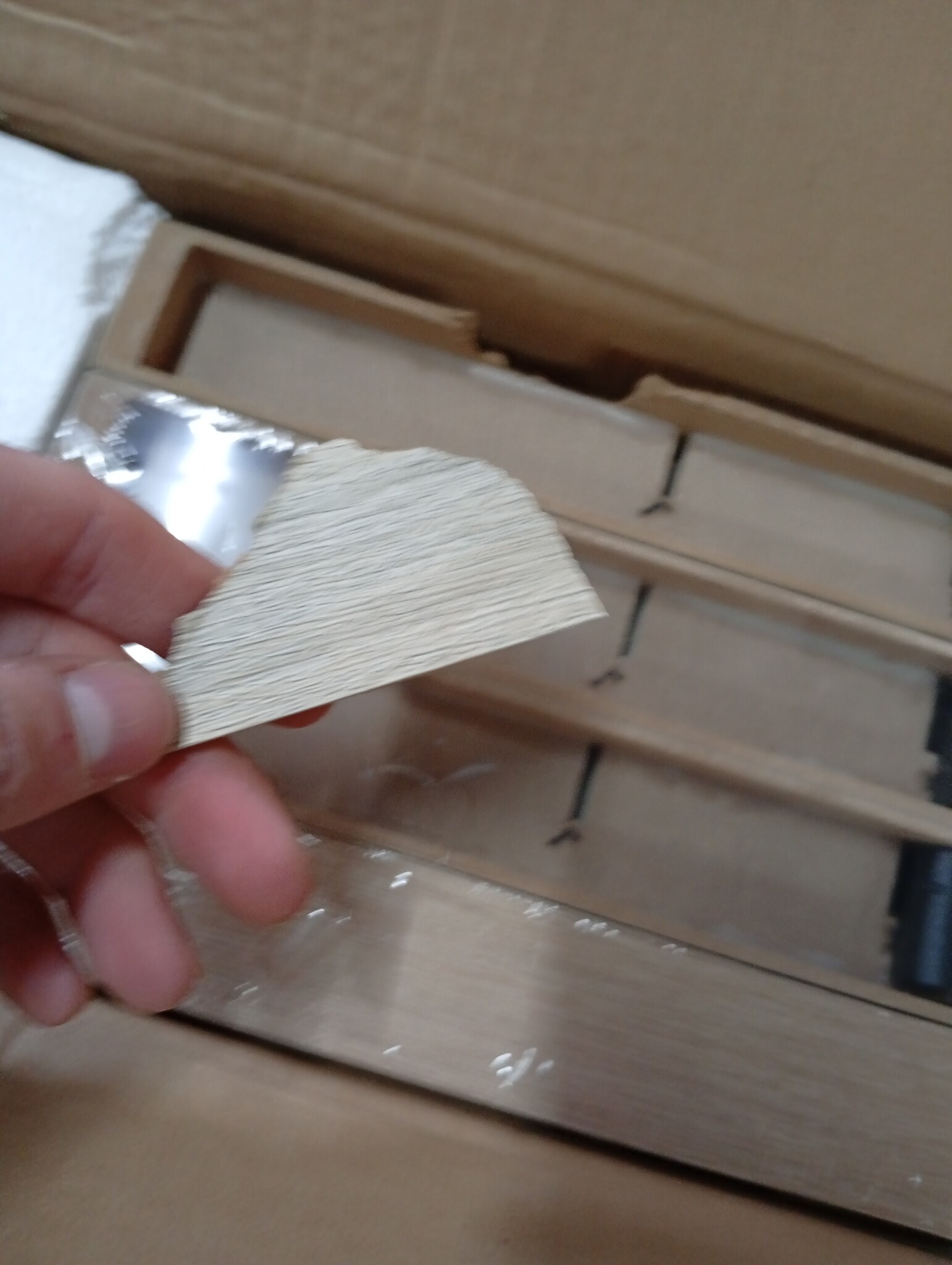 vidaXL Wandschappen zwevend 4 st 50x23x3,8 cm MDF eikenkleurig