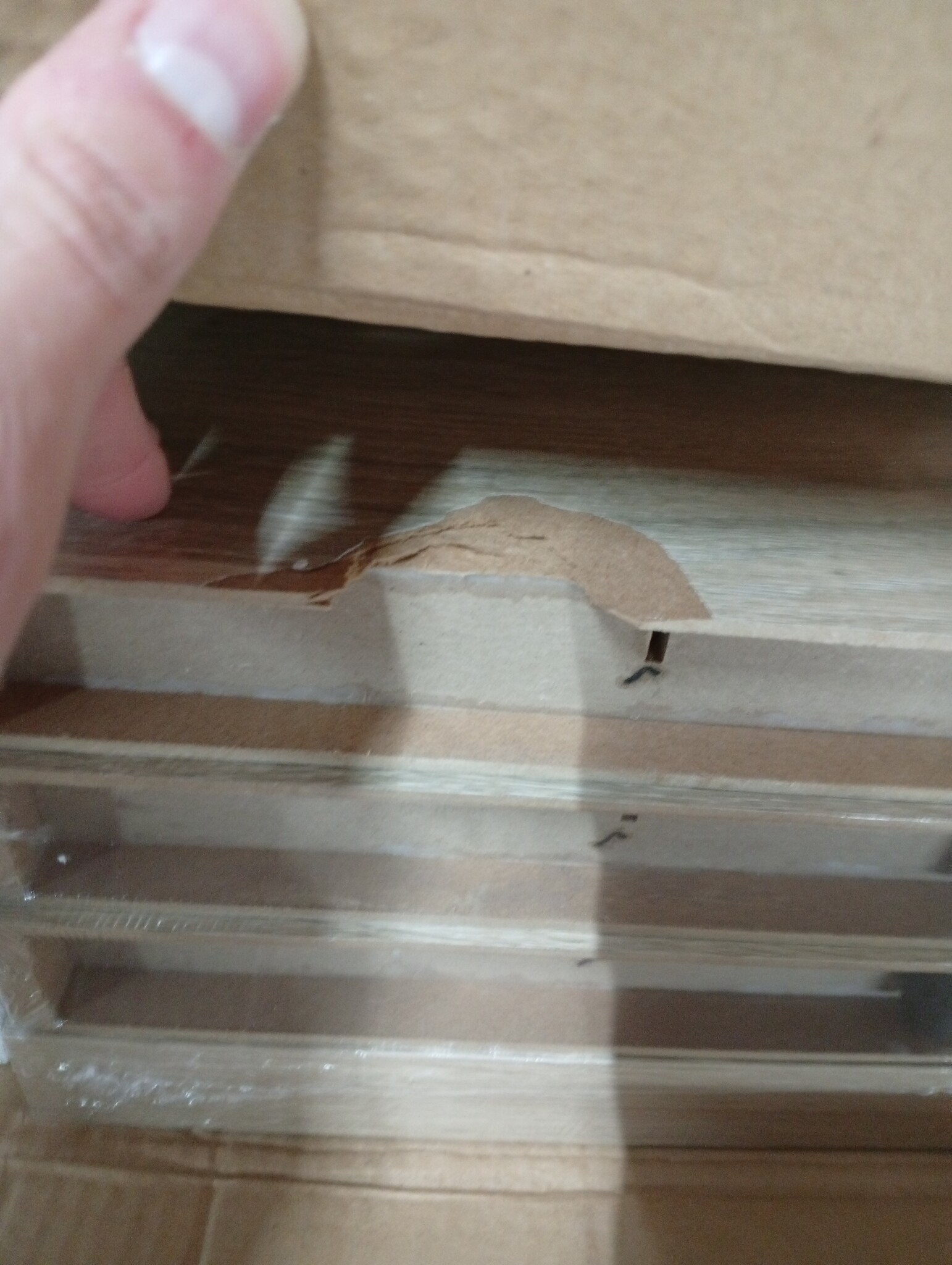 vidaXL Wandschappen zwevend 4 st 50x23x3,8 cm MDF eikenkleurig
