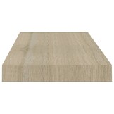 vidaXL Wandschappen zwevend 4 st 50x23x3,8 cm MDF eikenkleurig