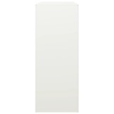 vidaXL Haardhoutrek 100x40x100 cm staal wit
