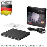 Perixx PERIPAD-506 Wired Slim USB Touchpad - Wired Afneembare Touchpad voor Desktop en Laptop Gebruiker - Groot Formaat 5.3x4.5x0.55" - Zwart