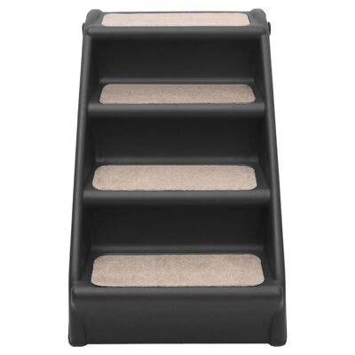 vidaXL Hondentrap inklapbaar 62x40x49,5 cm zwart