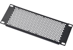 Geventileerd Rackpaneel 2U voor 10 inch Serverrack | Zwart | 27% Korting