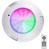 RGBW 40W LED zwembadverlichting, zwembadverlichting PAR 56, zwembad schijnwerper IP68 waterdicht, onderwaterverlichting met afstandsbediening voor zwembad, DC/AC 12V