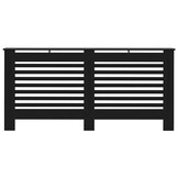 vidaXL Radiatorombouw 172x19x81,5 cm MDF zwart