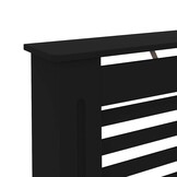 vidaXL Radiatorombouw 172x19x81,5 cm MDF zwart