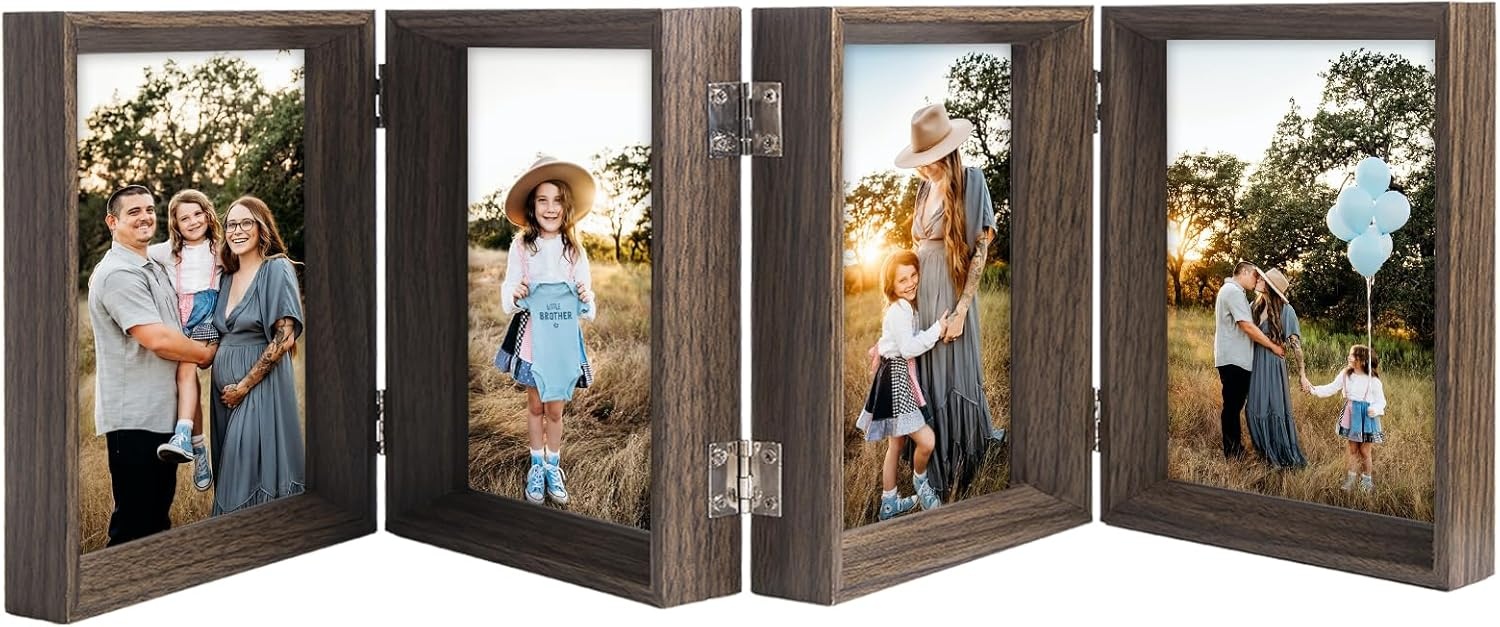 Houten Fotolijst 5x7 Drievoudig (74% Korting)