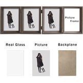 Houten Fotolijst 5x7" Drievoudig Inklapbaar 57% Korting