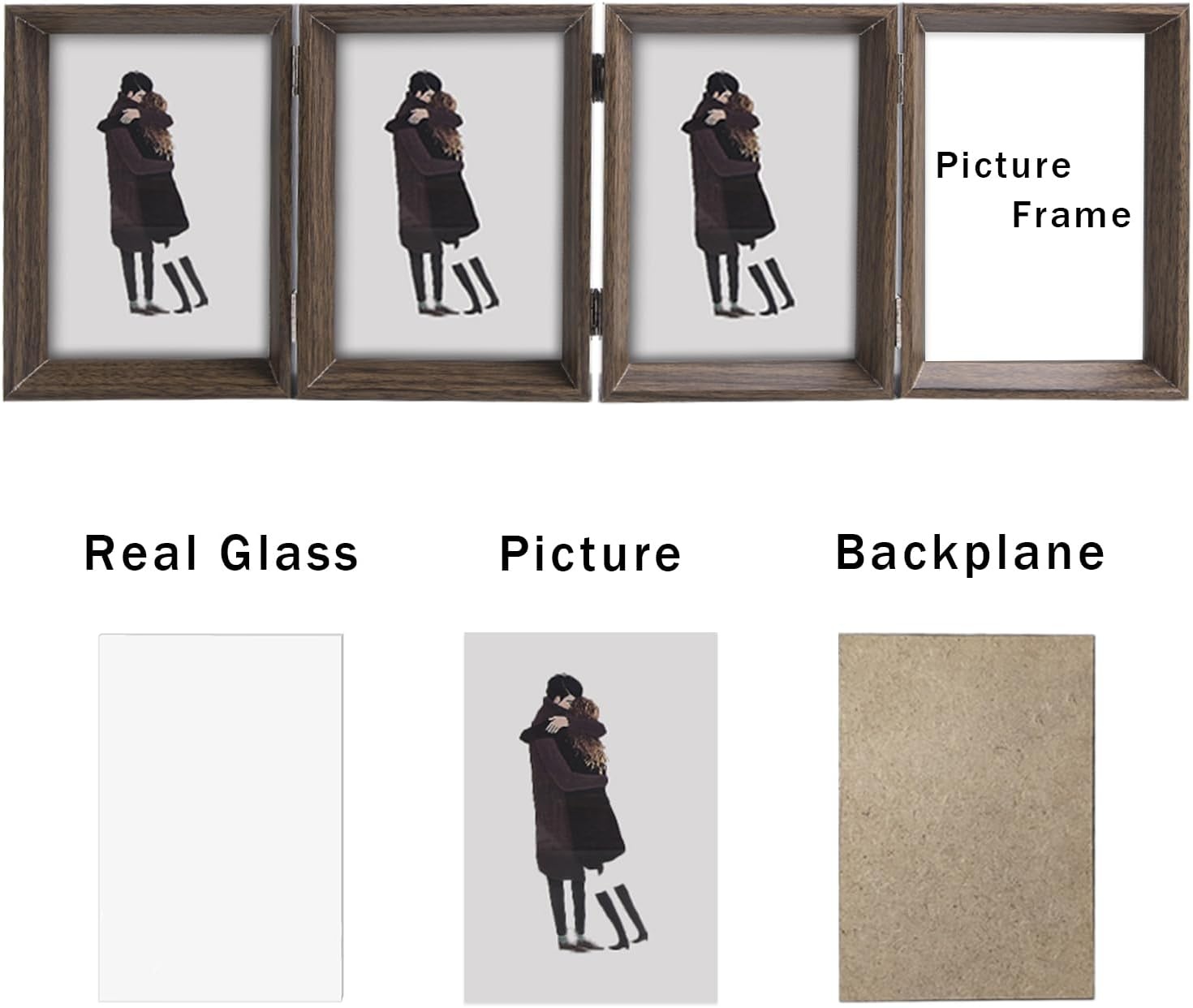 Houten Fotolijst 5x7 Drievoudig (74% Korting)