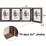 Houten Fotolijst 5x7 Drievoudig (74% Korting)