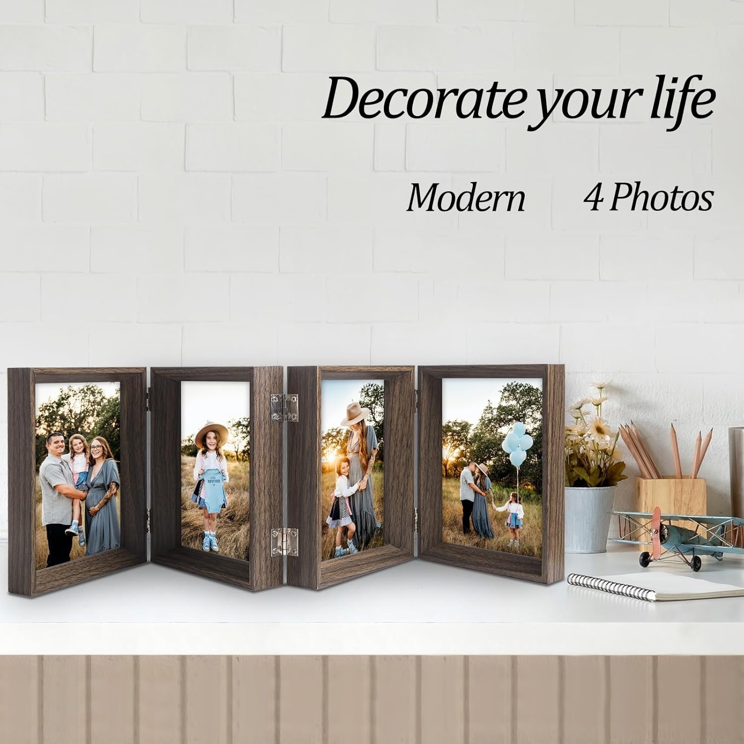 Houten Fotolijst 5x7 Drievoudig (74% Korting)