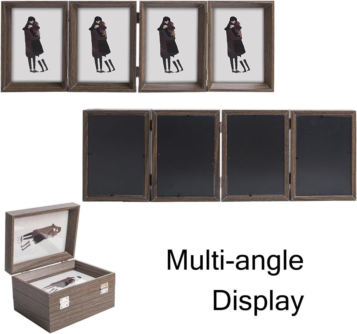 Houten Fotolijst 5x7 Drievoudig (74% Korting)