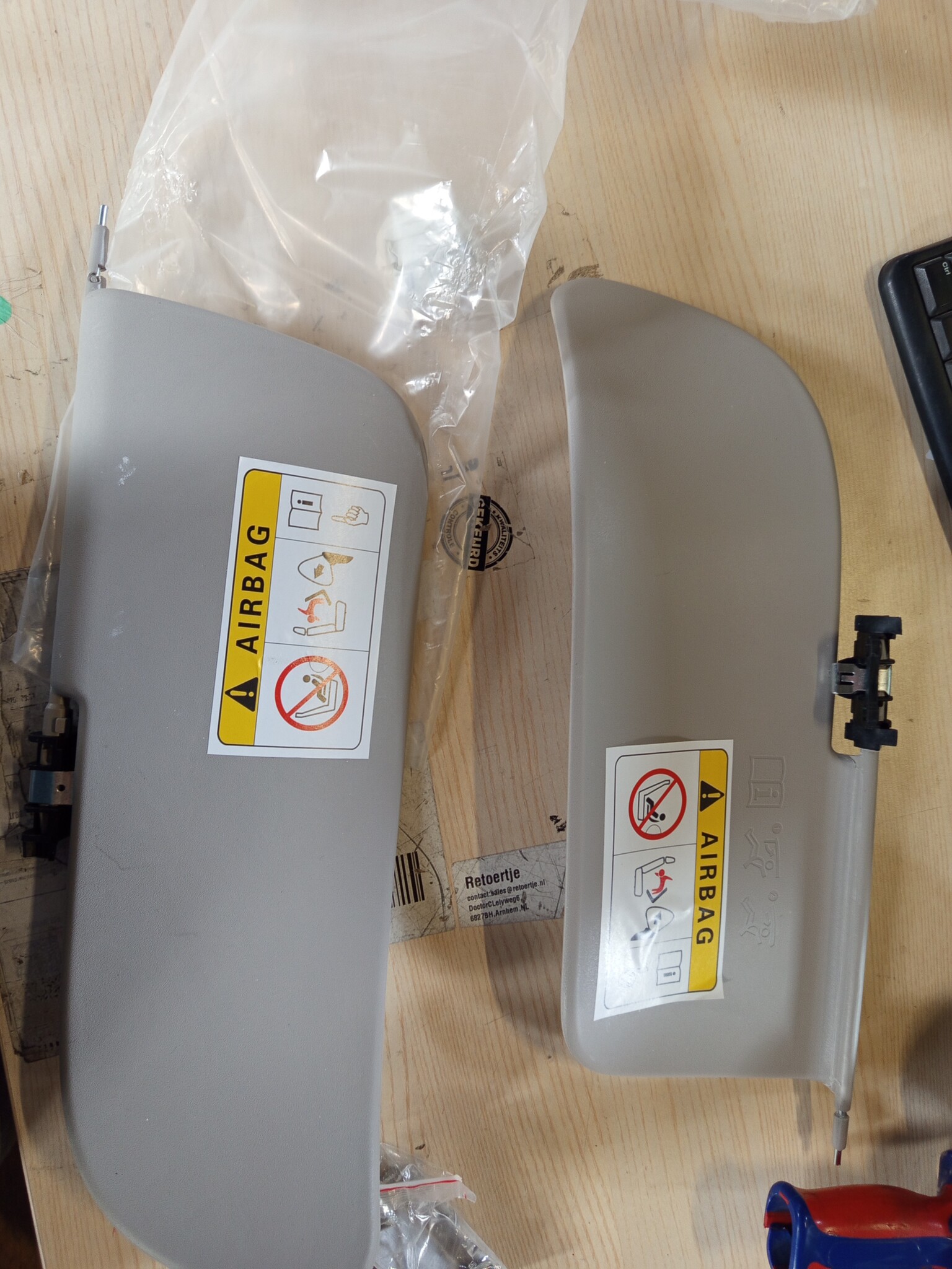 Zonneklep set links/rechts Citroën C3 II (2009-2016) - 54% Korting
