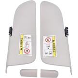 Zonneklep set links/rechts Citroën C3 II (2009-2016) - 54% Korting