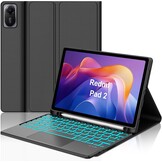 SENGBIRCH Hoes met Toetsenbord voor Redmi Pad 2 11 Inch met Touchpad en Backlight - Zwart