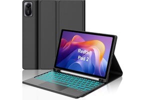 Spaans Toetsenbordhoes met Touchpad voor Redmi Pad 2 (11") - Zwart | 29% Korting