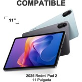SENGBIRCH Hoes met Toetsenbord voor Redmi Pad 2 11 Inch met Touchpad en Backlight - Zwart