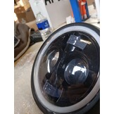 Baceyong Motor Koplamp Projector LED Zwart/Wit Lens 12V 40W