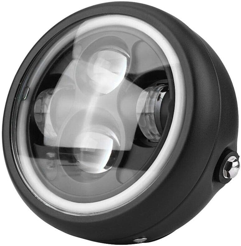 Baceyong Motor Koplamp Projector LED Zwart/Wit Lens 12V 40W