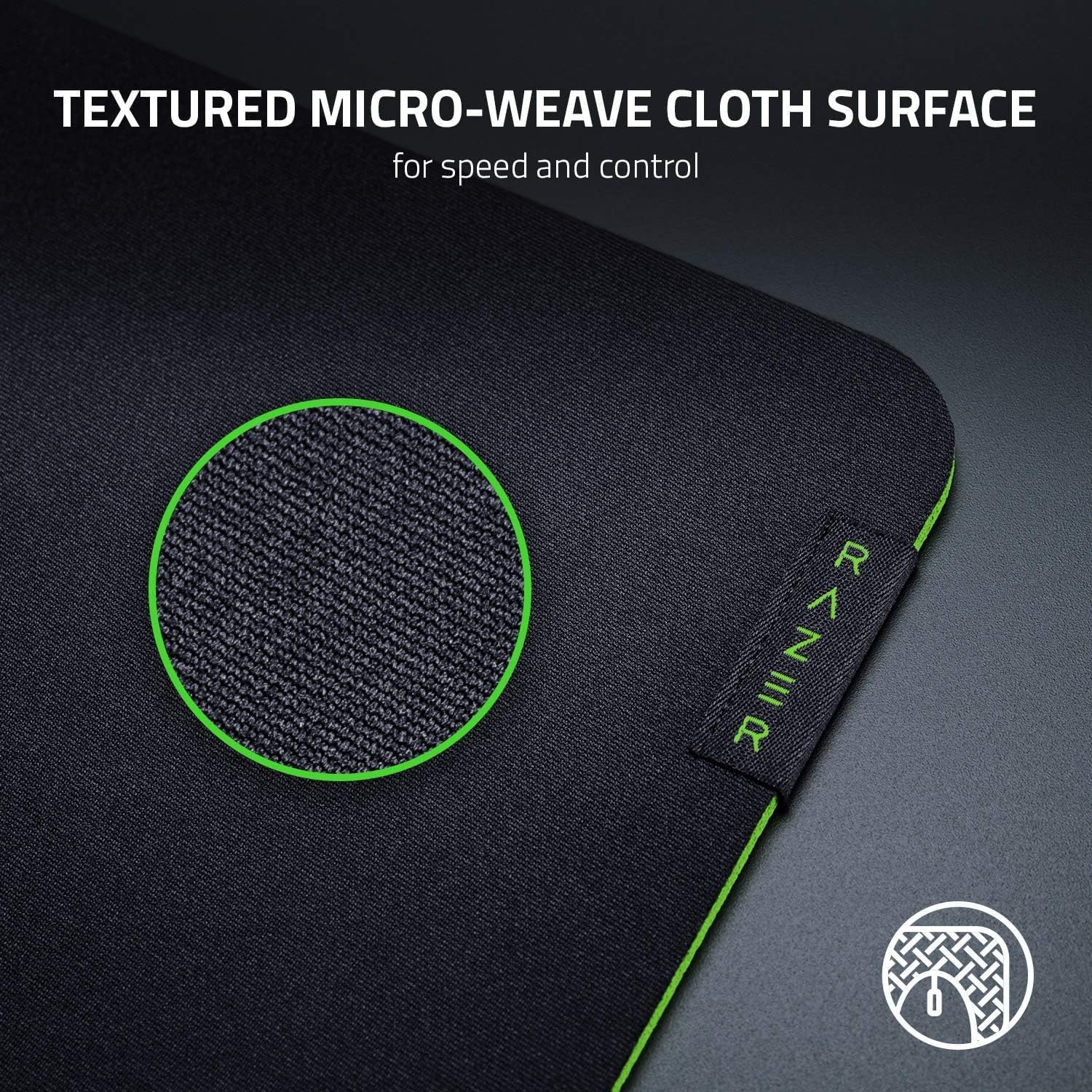 Razer Gigantus V2 - Zachte Gaming-Muismat voor Snelheid en Controle (Antislipvoet, Schuimrubber met hoge dichtheid, Geweven microvezeldoek) XXL Size