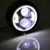 Baceyong Motor Koplamp Projector LED Zwart/Wit Lens 12V 40W