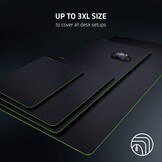 Razer Gigantus V2 - Zachte Gaming-Muismat voor Snelheid en Controle (Antislipvoet, Schuimrubber met hoge dichtheid, Geweven microvezeldoek) XXL Size