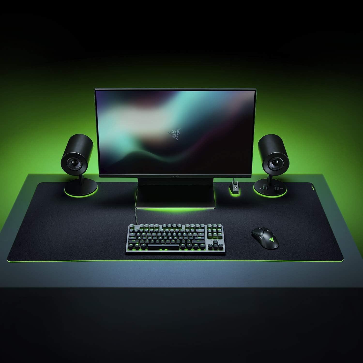 Razer Gigantus V2 - Zachte Gaming-Muismat voor Snelheid en Controle (Antislipvoet, Schuimrubber met hoge dichtheid, Geweven microvezeldoek) XXL Size