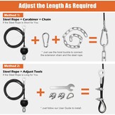 SERTT Triceps Workout Pulley System voor LAT Pulldown, Biceps Curl, Triceps, Schouders, Rug, Onderarm Workout, Gewichtskabel Katrol Systeem voor Squat Rack, Garage