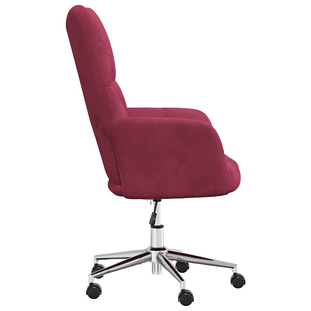Luxe Fluwelen Relaxstoel - Wijnrood - 35% Korting