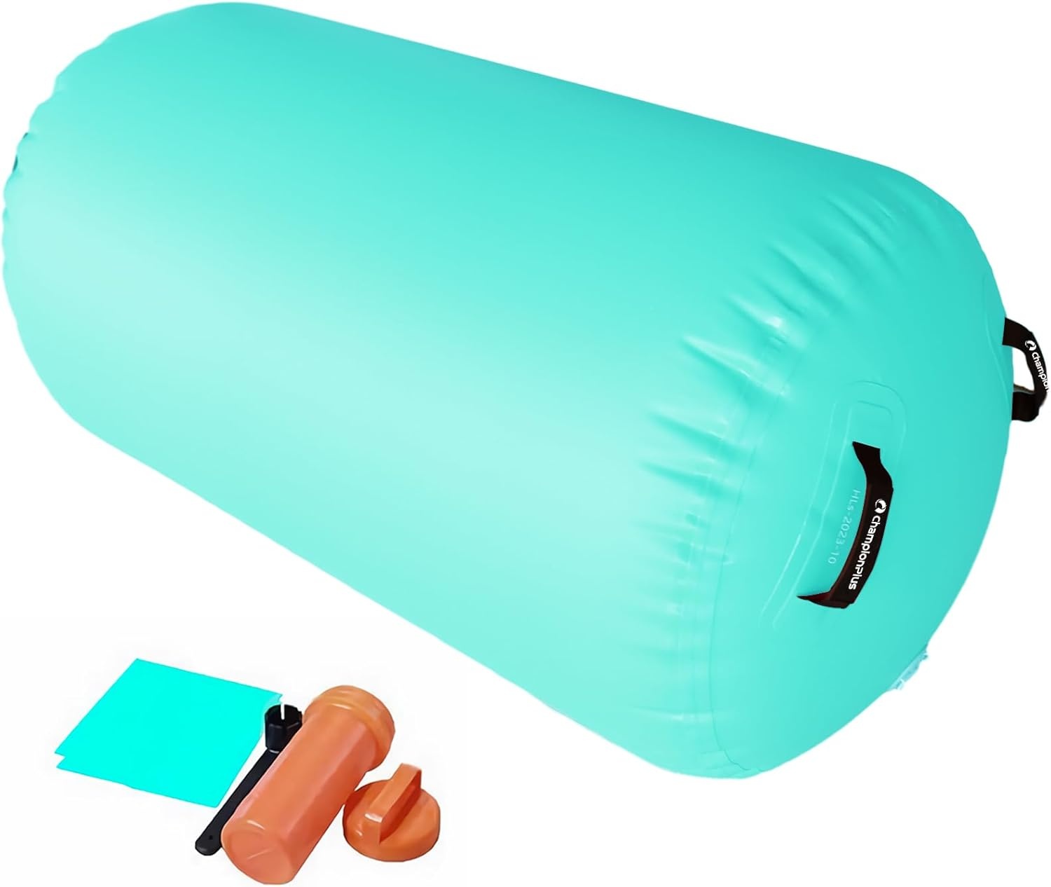 Opblaasbare Air Roll Gymnastiek Mat Gym Mat Yoga Mat Camping Training Mat Fitness Yoga Sport Mat (Roll Mint)