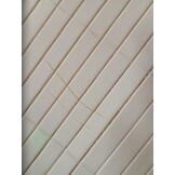 vidaXL Wasmand met 2 vakken 100 L bamboe wit