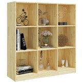 vidaXL Boekenkast / kamerscherm 104x33,5x110 cm massief grenenhout